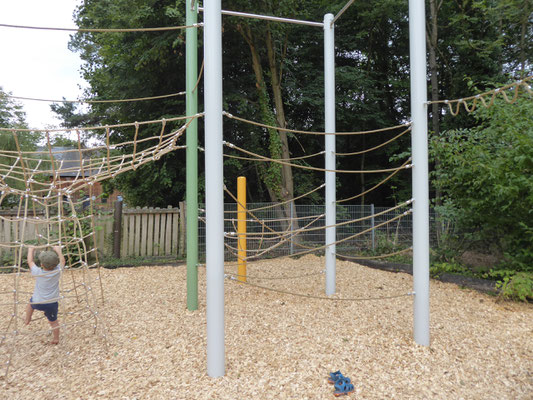 Seilgarten und Netztrichter