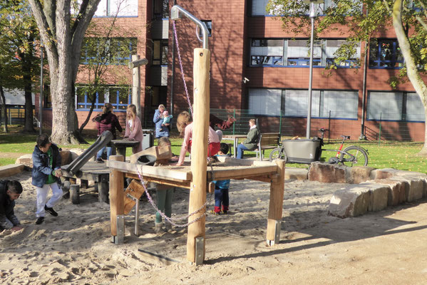 unterfahrbarer Sandspieltisch inklusiv