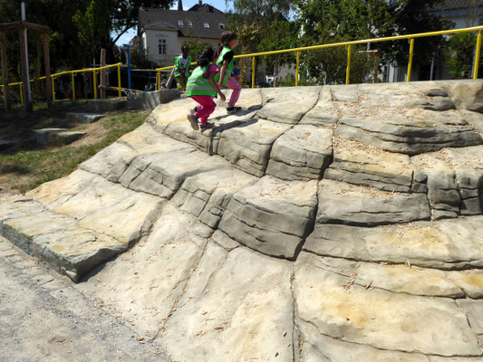Kletterfels aus Beton