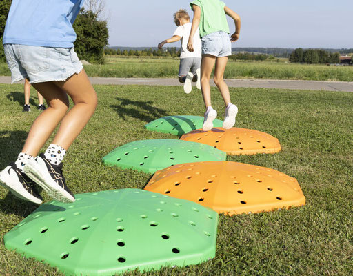 Bounce Cloud Trampolin, ohne Fallschutz nutzbar, auch temporär, 