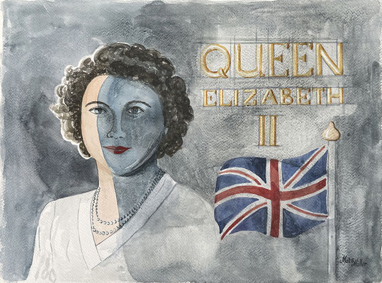 Mats Müller, Elizabeth, 40x30cm