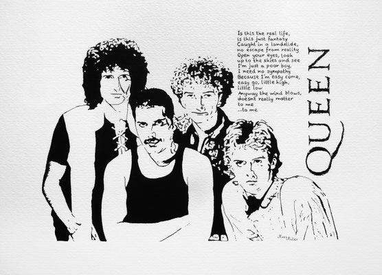 Mats Müller, Queen, 35x25cm