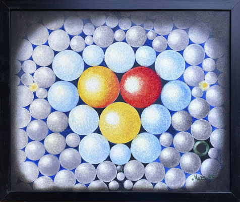 Mats Müller, Cirkulärt, 46x38cm