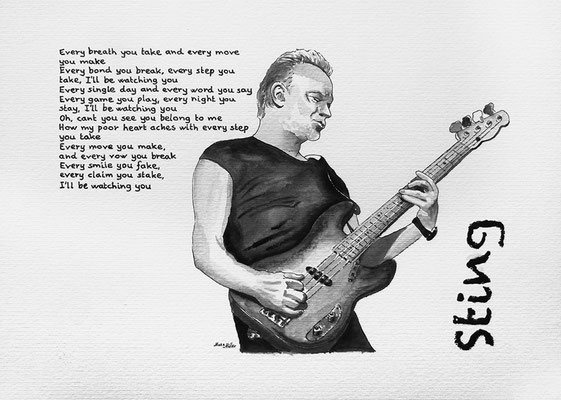 Mats Müller, Sting, 35x25cm