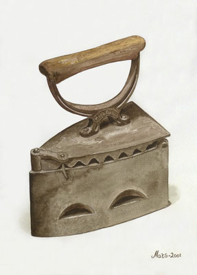 Mats Müller, Strykjärn, 40x30cm
