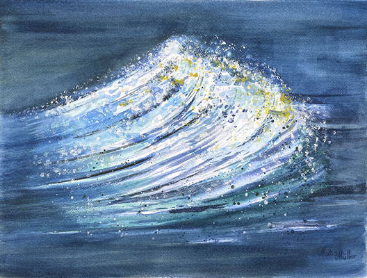MatsMüller, Våg, 42x30cm