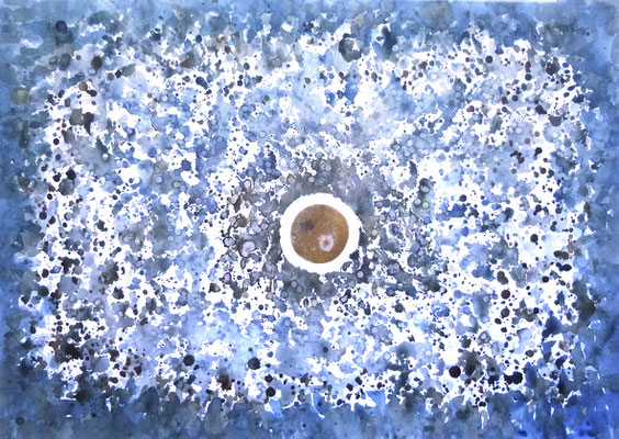 Mats Müller, Guld, 59x42cm