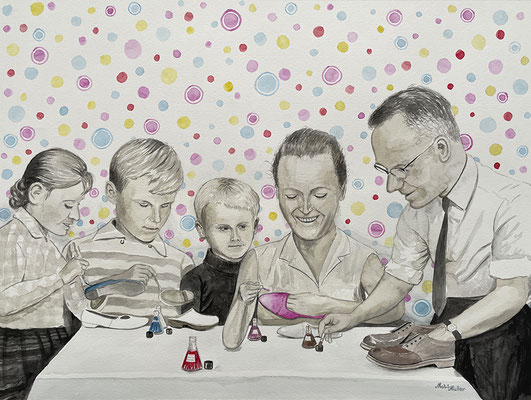 MatsMüller, Bostic skofärg, 65x50cm