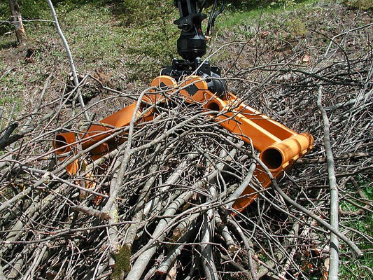 Pinza de cucharas forestal