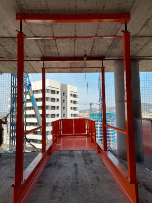 Plataforma de trabajo para la construcción 