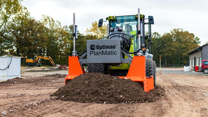 Enrasadora planmatic optimas en obras grandes