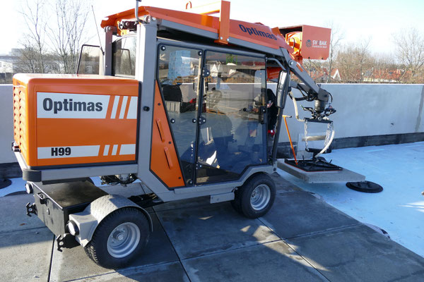 Como colocar baldosas por vacío con máquina
