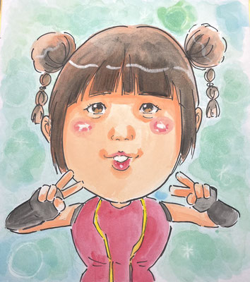 似顔絵まゆままページ アトリエミヤモト 宮本まゆ - ahoganistan Jimdoページ