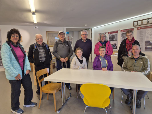 Wandergruppe Fritz: Führung im Museum.
