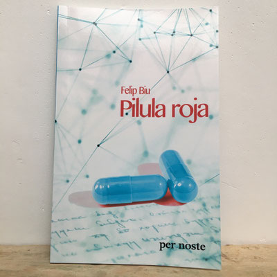 création d'une illustration pour la couverture du livre Pilula roja de Felip Biu, 2020