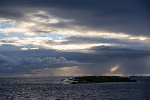 Einfahrt in das Atoll Fakarava