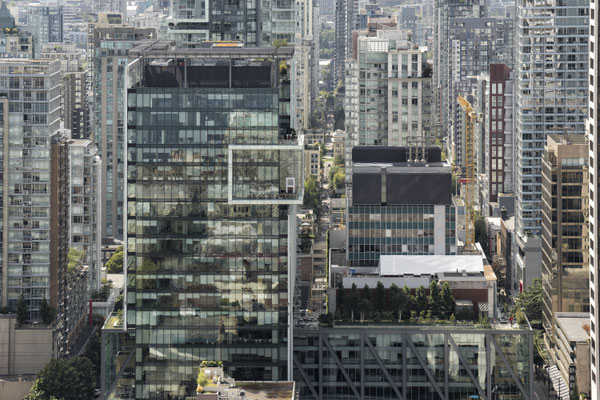 Sicht auf Vancouver vom Harbour Tower Kanada