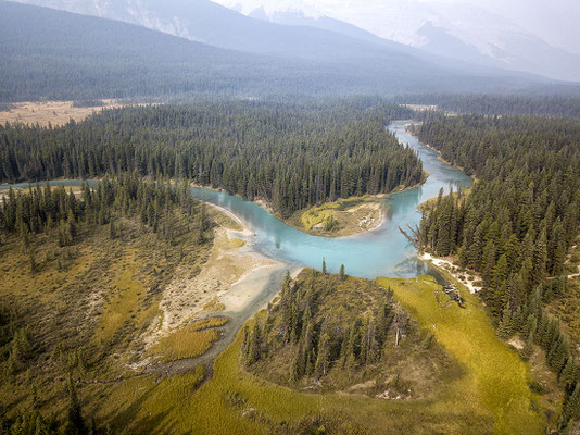 Landschaft am Icefields Parkway Alberta Kanada