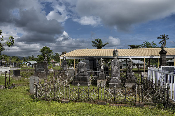 Friedhof mit deutschen Gräbern in Apia