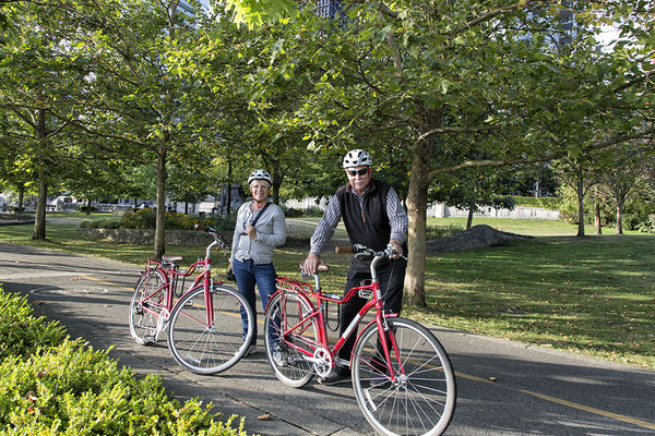 Radtour im Stanley Park in Vancouver Kanada