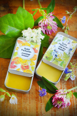 Festes Sommerparfum selber machen