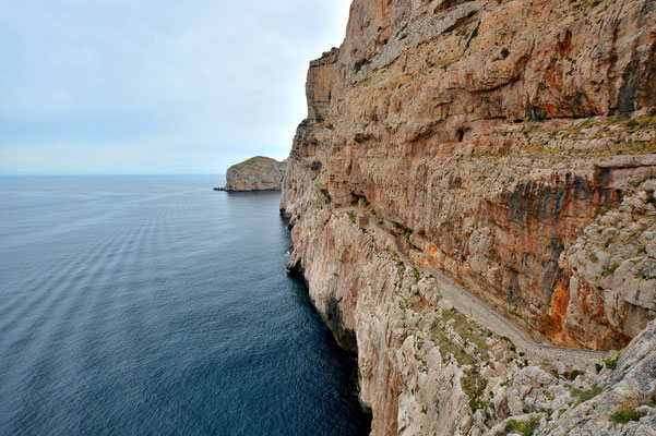 Sardinien, Sardegna, Landschaft, See, Küste, Bucht, Felsen, Rahmen, Porto Torres