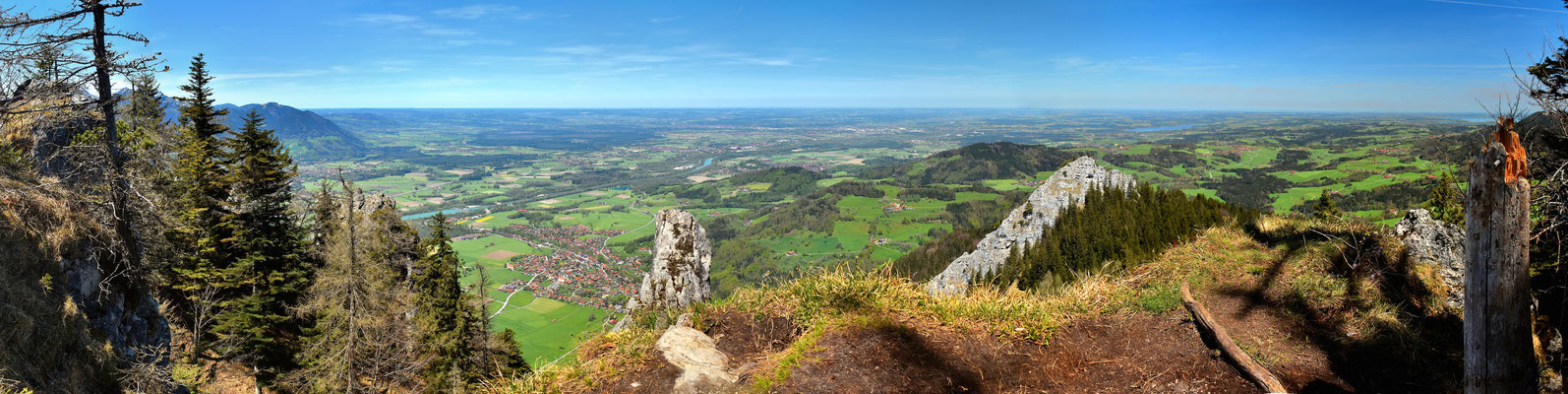 Panorama - Drohnenfoto - Landschaft - Bayern - Berge - Alpen - Sommer - Ausflug - Wanderung - Heuberg