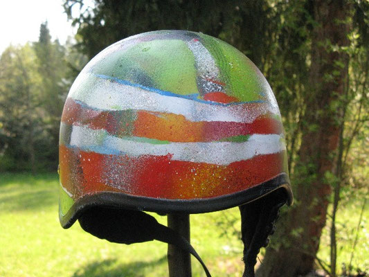 Motorradhelm, moto, art, streetart, artist, Graffiti, Helm, contract, labor, Auftragsarbeit, Kunst