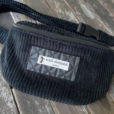Cord schwarz, geometrisch schwarz