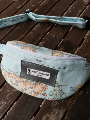 Travel the world, grau