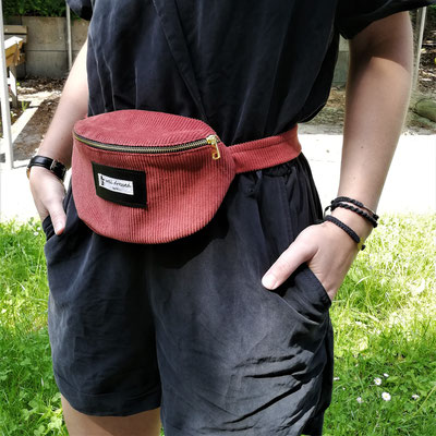 cord rouge, schwarz