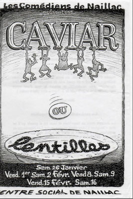 Caviar ou lentilles 2002  J.Yves Bertin
