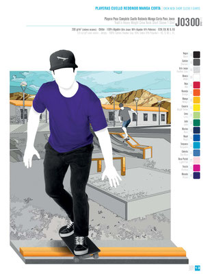 PLAYERA JUVENIL MANGA CORTA VARIOS COLORES MARCA YAZBEK