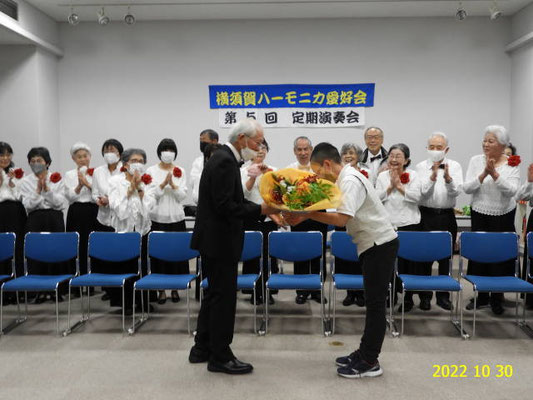 花束贈呈