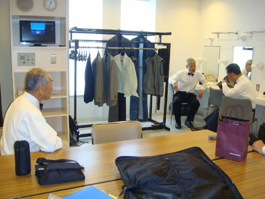 楽屋の様子