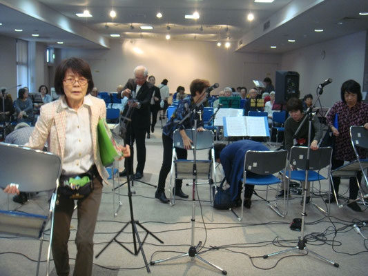 会場準備