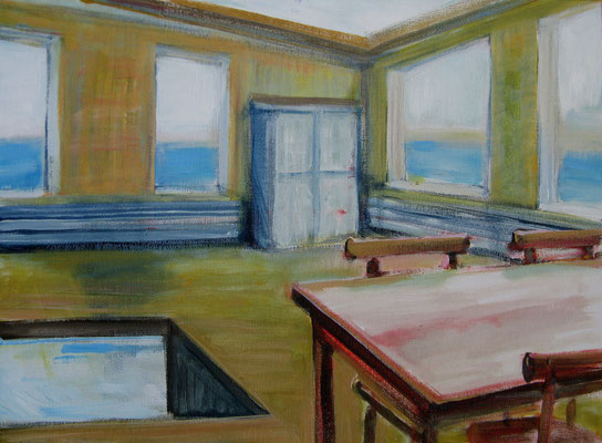 Raum 4, 2014, Acryl auf Malkarton, 30 x 40