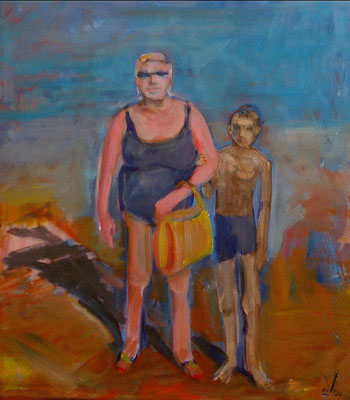Strand, 2009, Acryl auf Leinwand 60x40