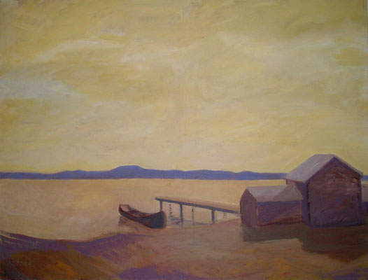 See, 2005, Acryl auf Leinwand 100x160