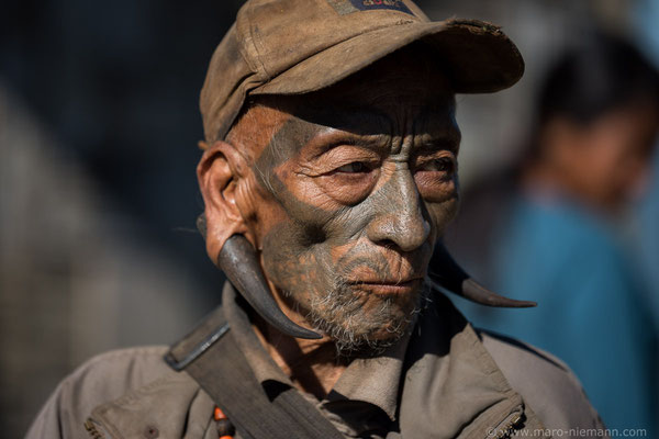 Konyak People - a former headhunter culture - Nagaland