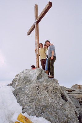 Gipfelkreuz Eggishorn, ca 3000m