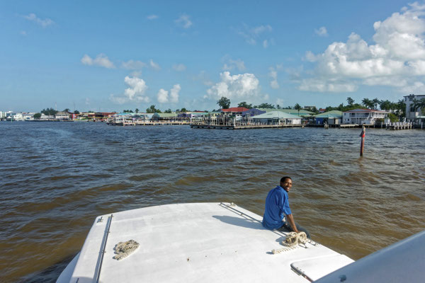 Ankunft in Belize City