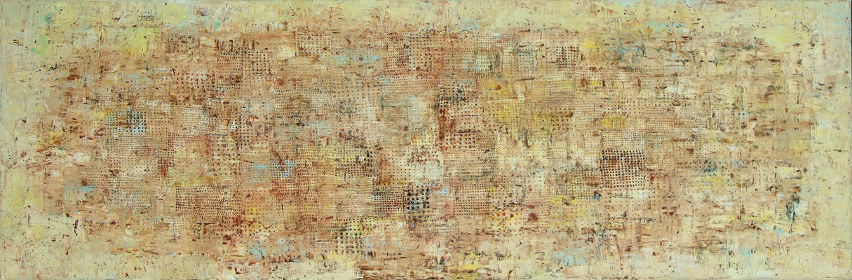 AGER IV  - oil on canvas/Öl auf Leinwand - 40 x 120 cm