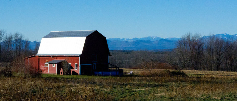 Encore une grange rouge... Vermont !