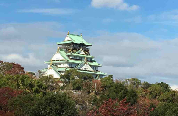大阪城の天守閣