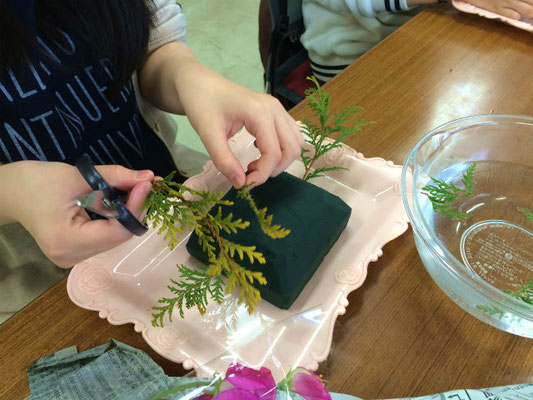 2015.12.19　クリスマスのフラワー・アレンジメント