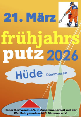 Plakat zur Frühjahrsputzaktion 2026
