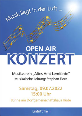 Plakat Open Air Konzert