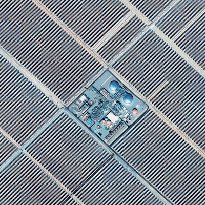 Centrale solaire à concentration de Noor I, Maroc, inaugurée en février 2016. Centre National d’Etudes Spatiales (CNES), 24 Novembre 2016.