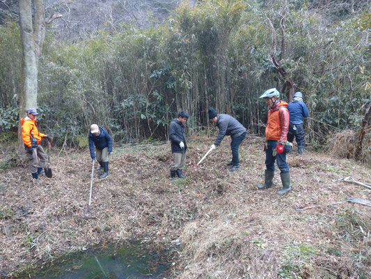 ０１月２８日　上山口寺前谷戸復元プロジェクト